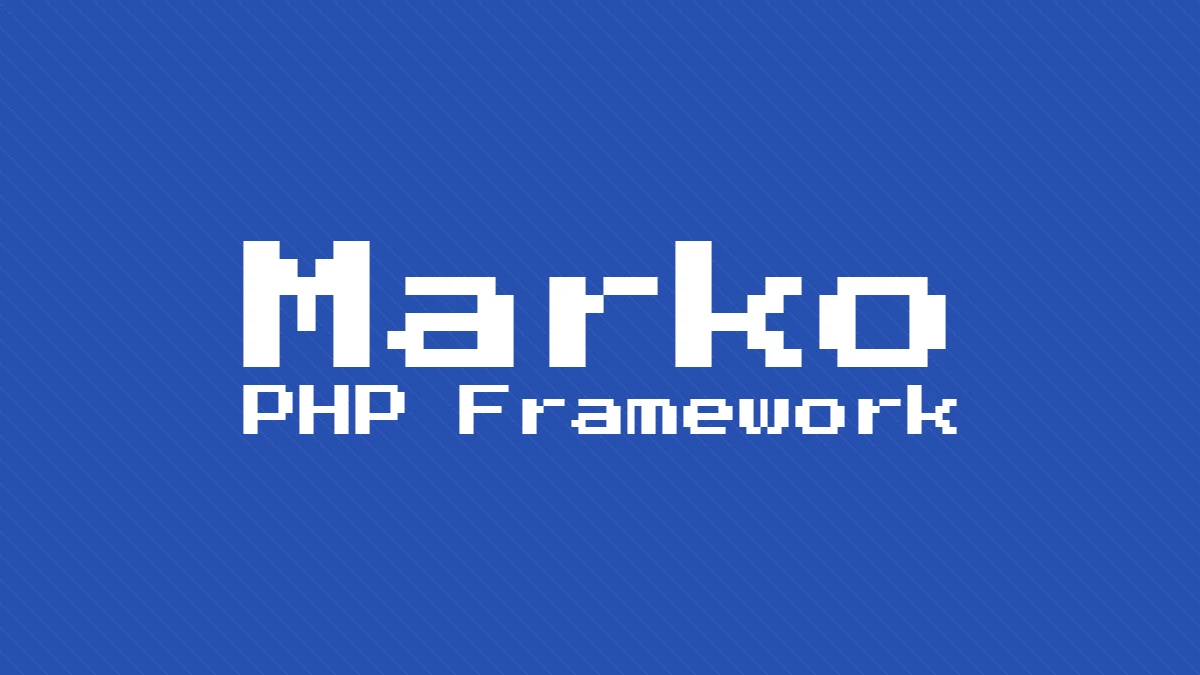 Feature Image für PHP Framework Marko